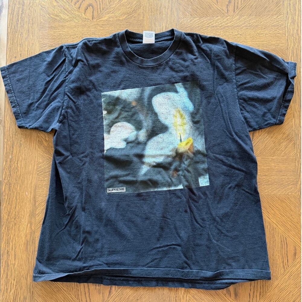 Supreme Photo Print T-Shirt Men's XL Black Graphic Tee